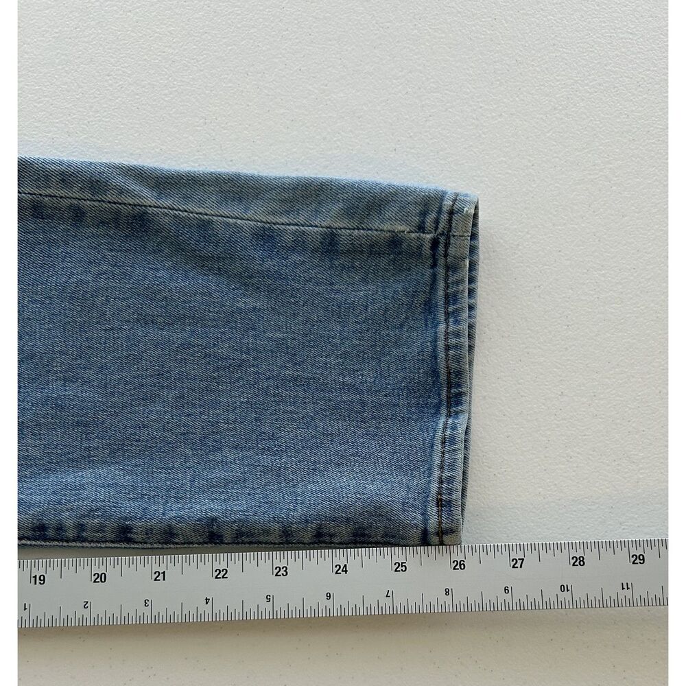Madewell Slim Demi-Boot Jeans Light Wash Size 25 High Rise - Picture 10 of 13